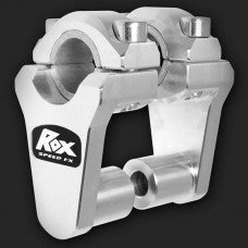 Rox Styrehever Tiltbar Ø22,2 og 28,6mm, 50mm heving, Alu natur – 499-1R-P2SE