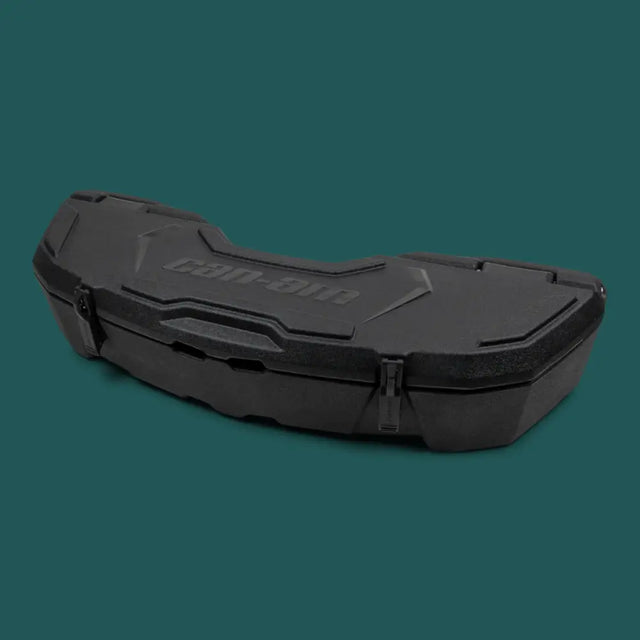 Sort can-am linq lasteboks 45 l i plast med robust, kantete design og forsterkede låser for sikker oppbevaring