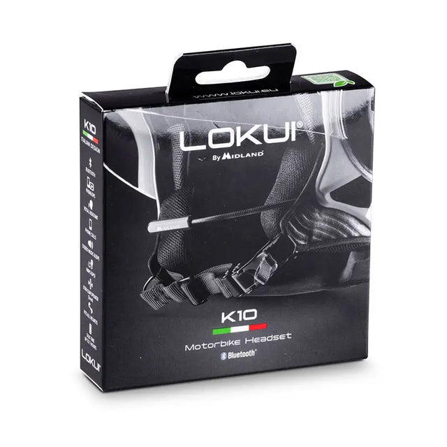 Midland Lokui K10 Single Pack Intercom - Leks Motor as