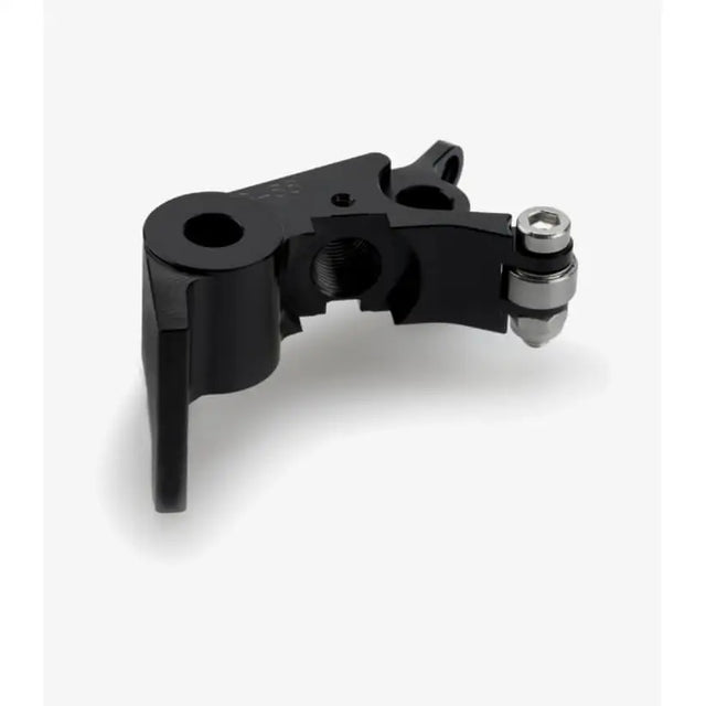 Puig bremsehendeladapter i svart anodisert aluminium med sølvfarget boltehode for ktm 890 duke r bruk til atv-er og utv-er
