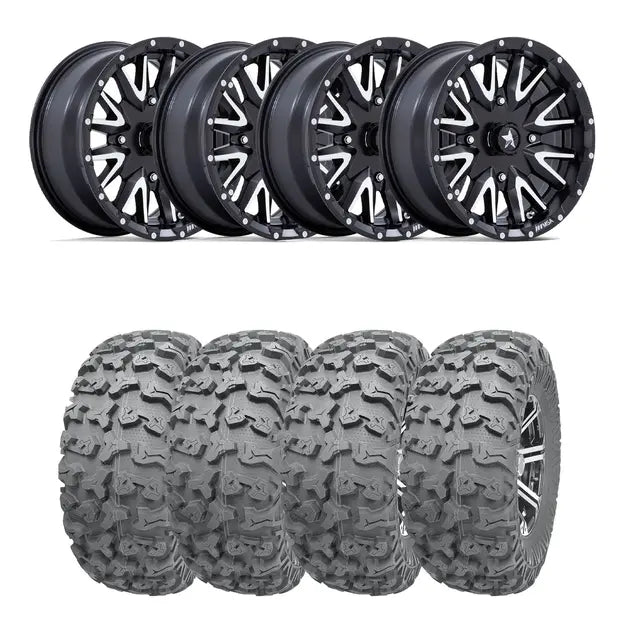 Hjulpakke 22 - Can-Am 4x4 – Wanda P3036, MSA M49 Creed Sort MM,+10mm
