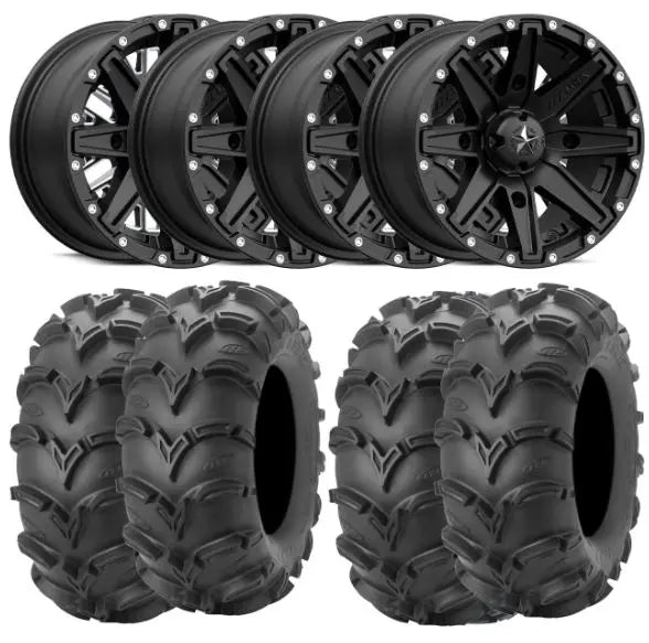 Hjulpakke 87 - Can-Am 4x4-28/12'',14/10" – ITP Mud Lite XL, MSA M33 Clutch, +00mm –