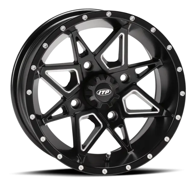 ITP Tornado - Can-Am – Sort Finish, Rock Armor-teknologi