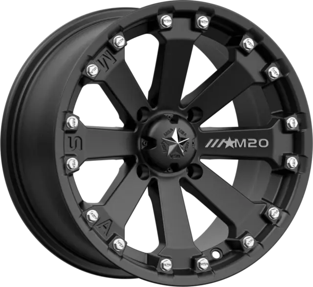 MSA M20 Kore - Can-Am, 4/137 – ATV/UTV Felg - Matt Sort, 14", 16"