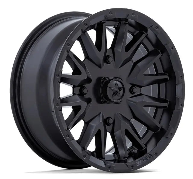MSA M49 Creed 14/15x7 - 4/137, +10mm – ATV/UTV Felg - Sort Matt