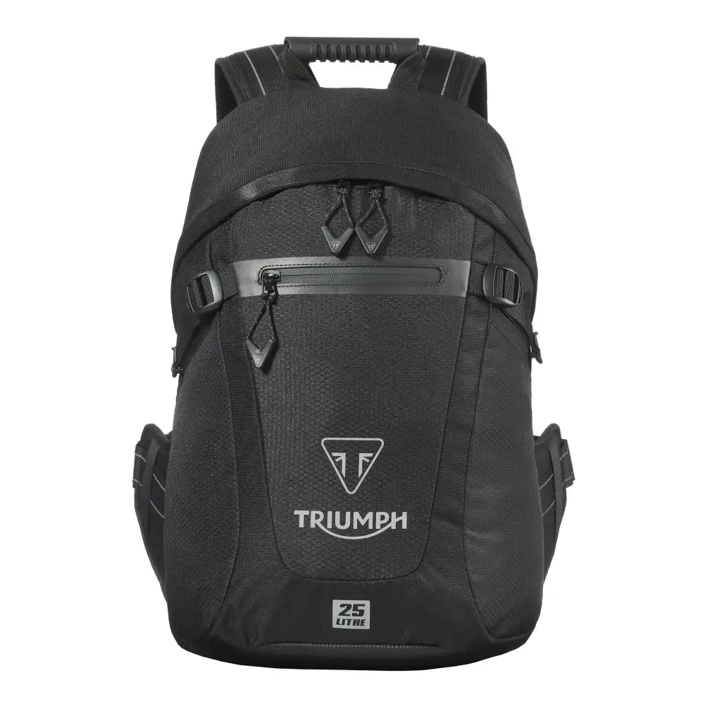 Triumph 25 l commuter bag black motorcycle backpack – Leks Motor as