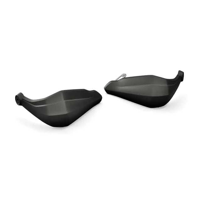 Triumph håndbeskyttere til scrambler 900 i svart matt finish med ergonomiske konturer og integrert monteringsutstyr for motorsykkel