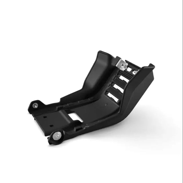 Black plastic rear fender mount with integrated brackets and screw holes for triumph motorsykkel tf 450-x, suitable for atv-er og utv-er and tilhenger use