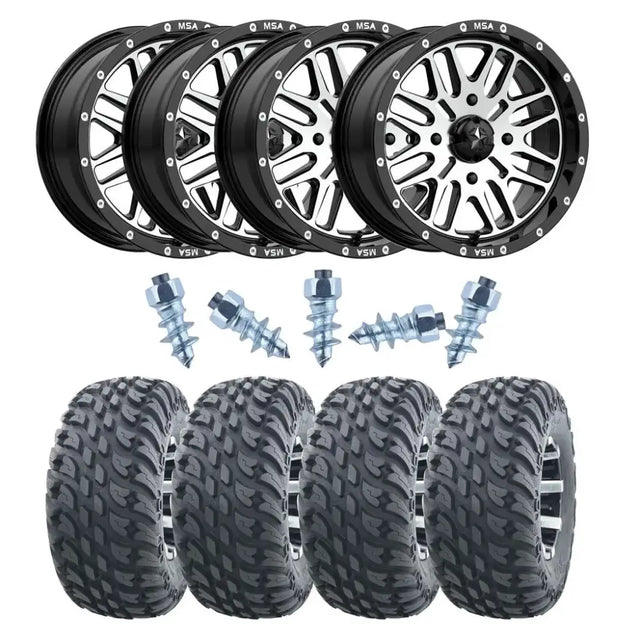Pigghjulpakke 90 - Can-Am 4x4 - 27"/14'' - Leks Motor as