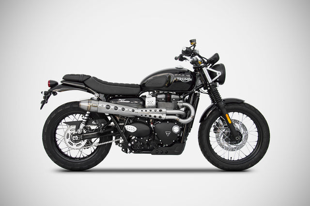 Zard CONICAL komplett eksosanlegg – Triumph Street Scrambler / Scrambler 900