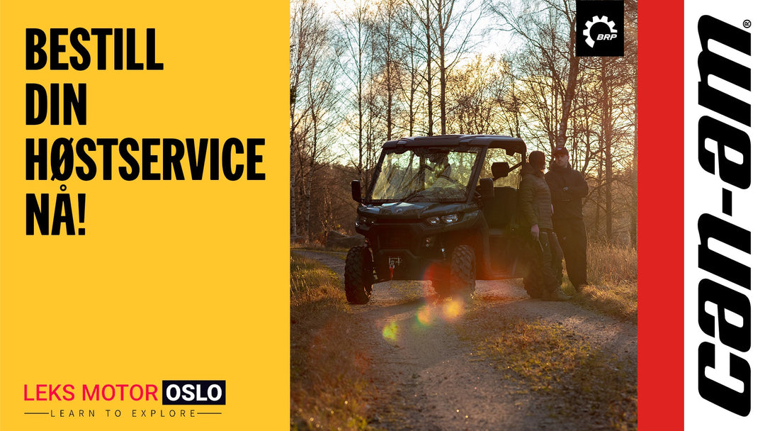 Bestill din Can-Am høstservice nå