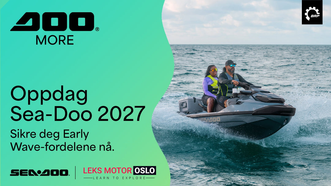 Sea-Doo Early Wave 2027 – avslag på utstyr og maskin