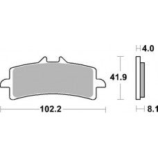 SBS901 BREMSEKLOSSER DUAL CARBON – SBS 901DC