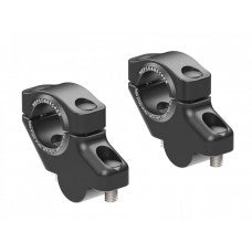 Hepco & Becker Offset Styrehever 30mm opp, 21mm bak Sort – 4240-VF3021-30-21-BL