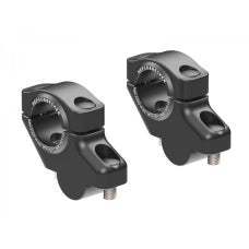 Hepco & Becker Offset Styrehever 30mm høy, 21mm bak Sort – 4240-VF3021S-30-21-B