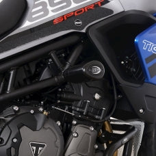 Aero Crash Protectors (WHITE), Triumph Tiger 850 Sport '21- (single-point mounting) – 890-CP0515WH