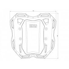 Triumph Trident 660 21-24 Smartrack Black – 680-7612-01-01
