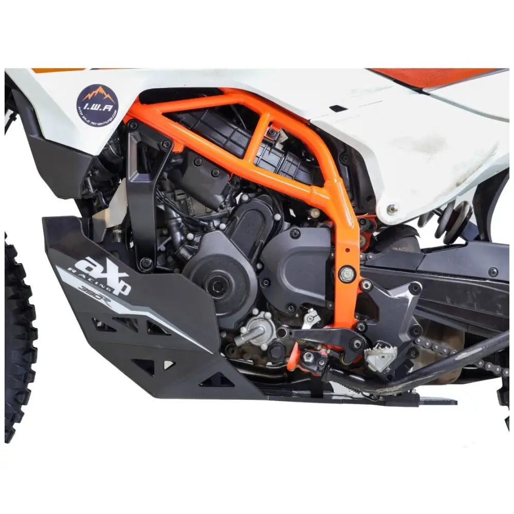 AXP Adventure skid plate 8 mm – KTM 390 Adventure R / Enduro R 2025 – Leks Motor as