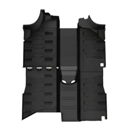 Black gummigulvmatter med teksturert form for traxter g2 max atv-er og utv-er tilhengere for beskyttelse