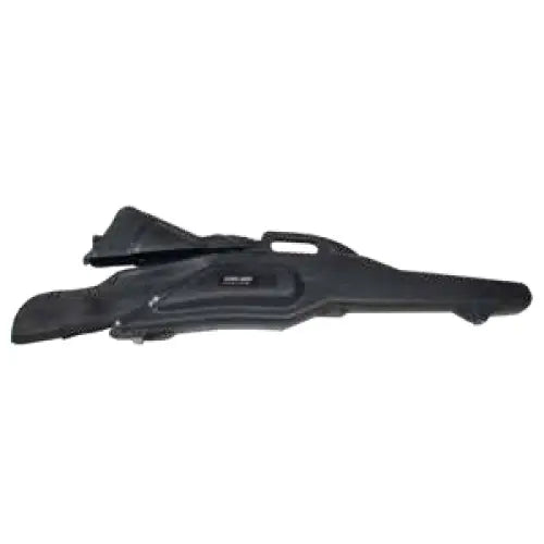 Black matte finish kolpin gun boot 6.0 impact aircraft shaped for traxter g1 traxter and traxter g1 max with embossed detailing