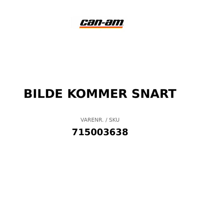 Can-am logo med svart tekst og rødoransje understrek på hvit bakgrunn for can-am panoramaspeil til maverick sport atv-er og utv-er