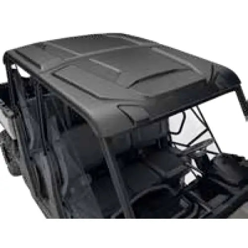 Black matte-finish Can-Am sport roof for traxter g1 max and traxter g2 max with integrated storage compartments