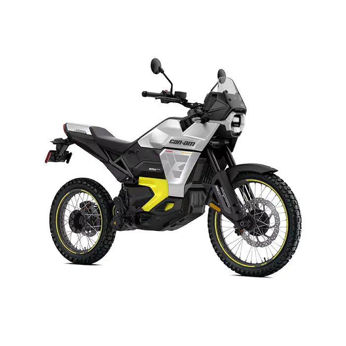 Can-Am ORIGIN El mc 35 kW ’73 Sterling Silver med 10.25” Skjerm og Passasjersete - Leks Motor as