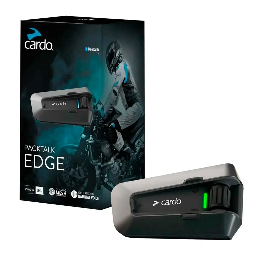 Cardo Packtalk Edge Single Intercom - Leks Motor as