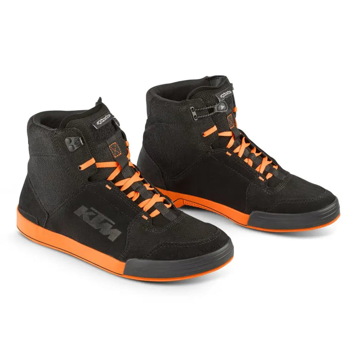 KTM CHRM SHOES BLK/ORANGE - Leks Motor as