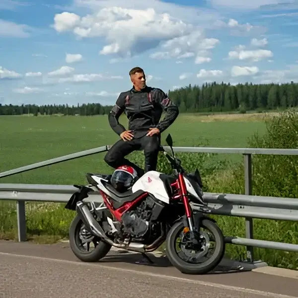 Lindstrands Backafall, Vanntett MC-Jakke - Leks Motor as