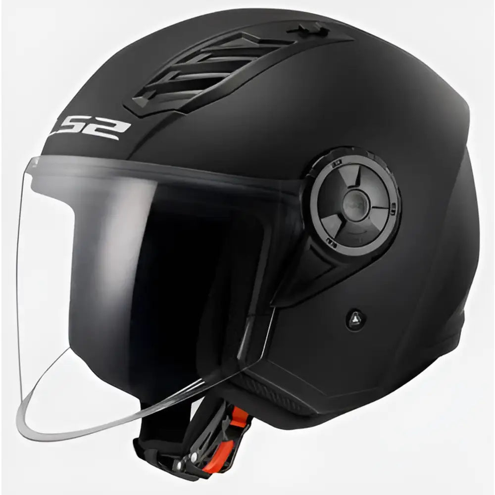 LS2 Airflow Halvhjelm med Ekstra Polstring og Klart Visir - Leks Motor as
