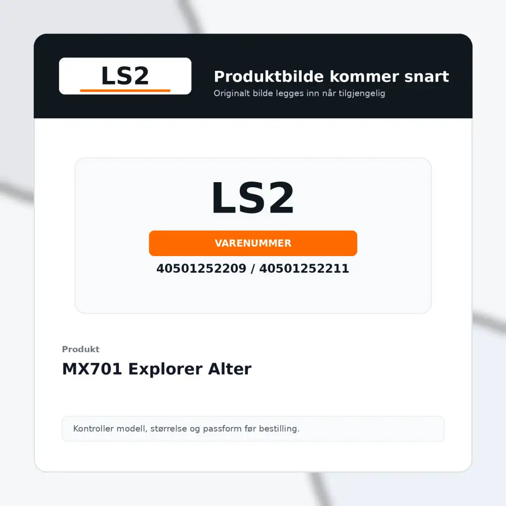 Ls2 mx701 explorer alter matt svart med digitalt display og slanke oransje aksenter i moderne design