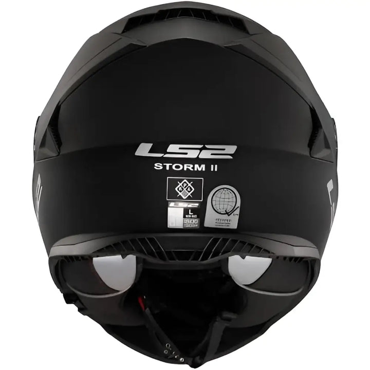 LS2 Storm II Hjelm med Integrert Solvisir og Pinlock - Leks Motor as