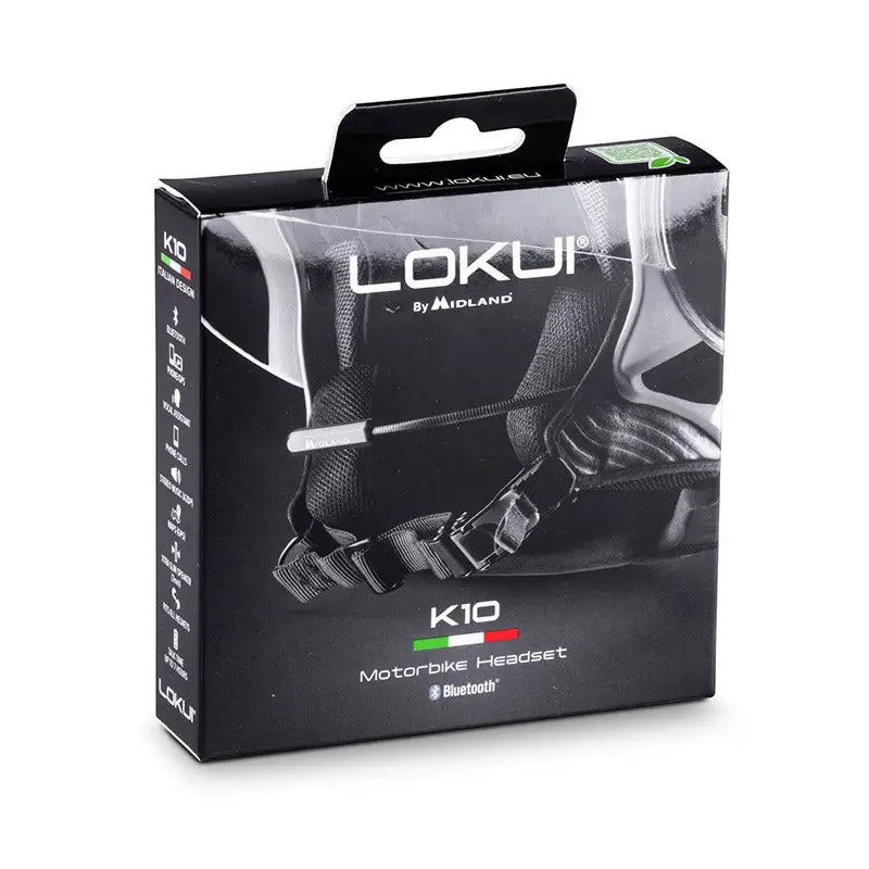 Midland Lokui K10 Single Pack Intercom - Leks Motor as