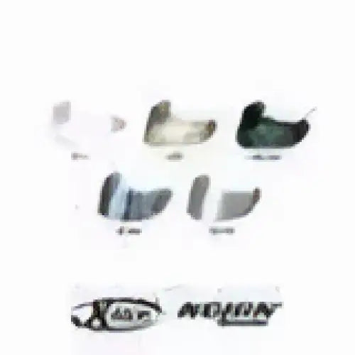 Svart og hvite trådløse ørepropper med minimalistisk design fra nolan x-lite x801rr x801 mørkt visir originalt mørkt