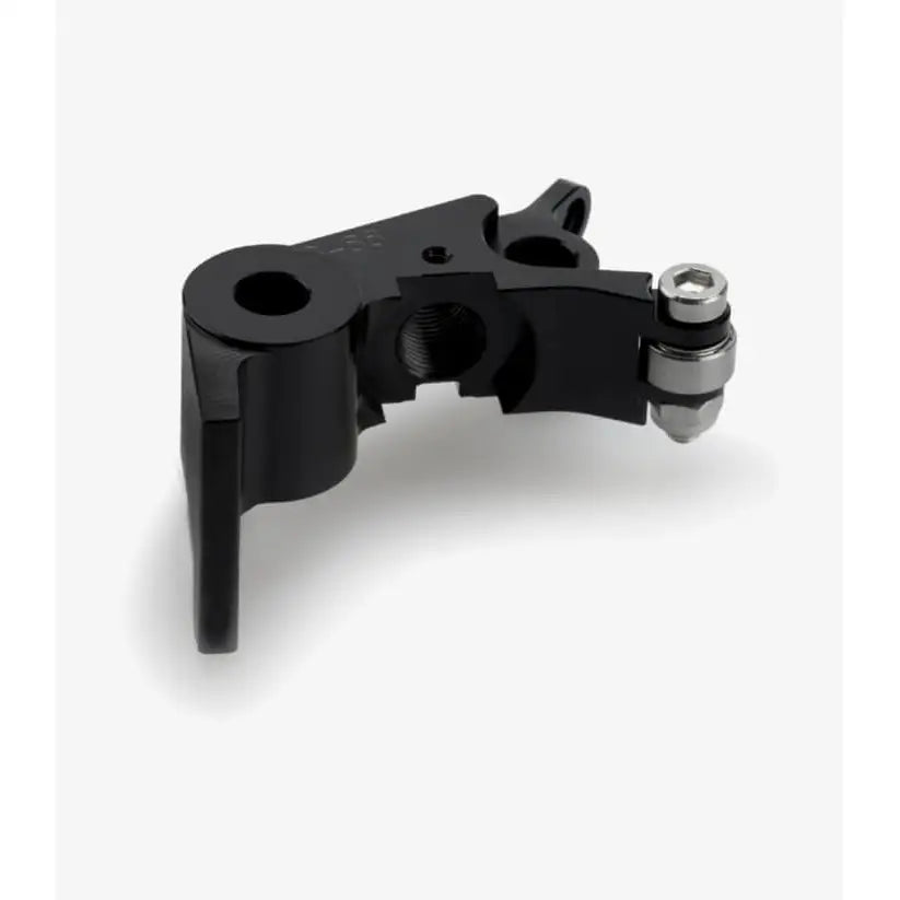 Puig bremsehendeladapter i svart anodisert aluminium med sølvfarget boltehode for ktm 890 duke r bruk til atv-er og utv-er