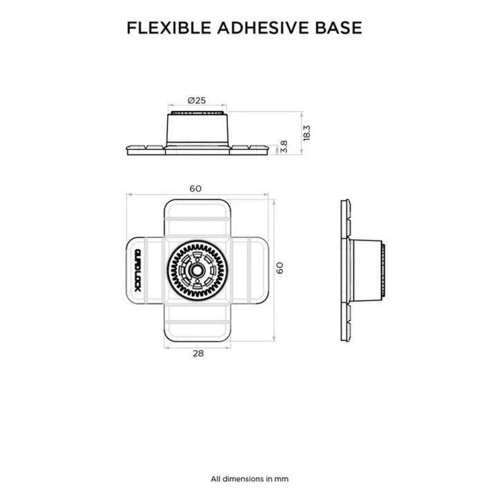 Quad Lock 360 Flexible Adhesive Base - Leks Motor as