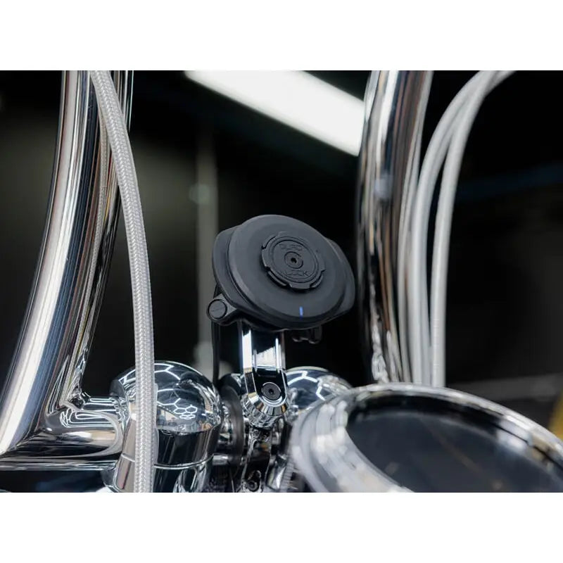 Quad Lock Motorcycle Handlebar Mount PRO Chrome - Large - Leks Motor as