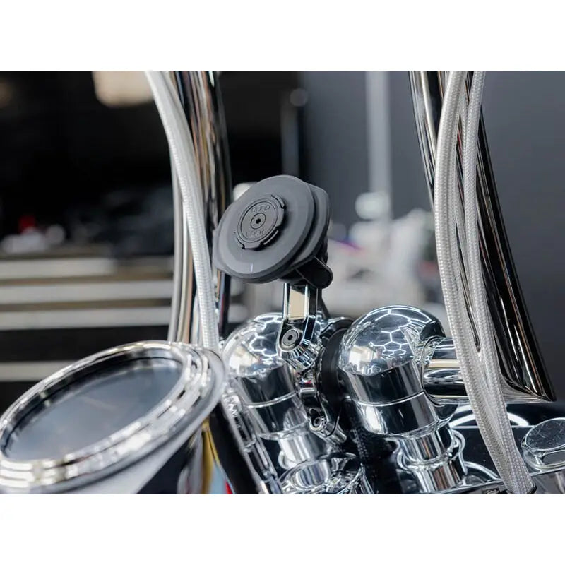 Quad Lock Motorcycle Handlebar Mount PRO Chrome - Large - Leks Motor as