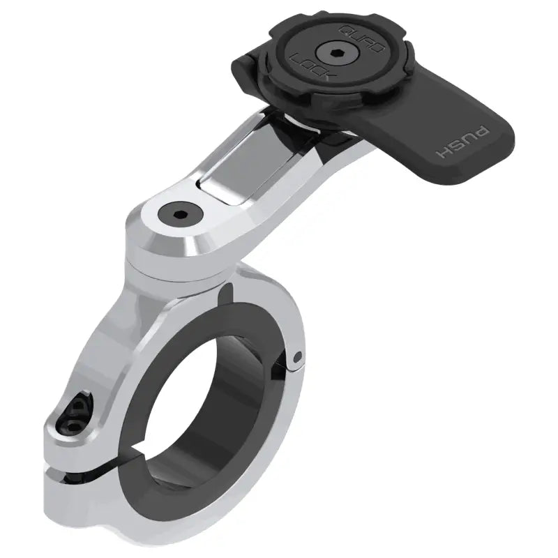Quad Lock Motorcycle Handlebar Mount PRO Chrome - Large - Leks Motor as