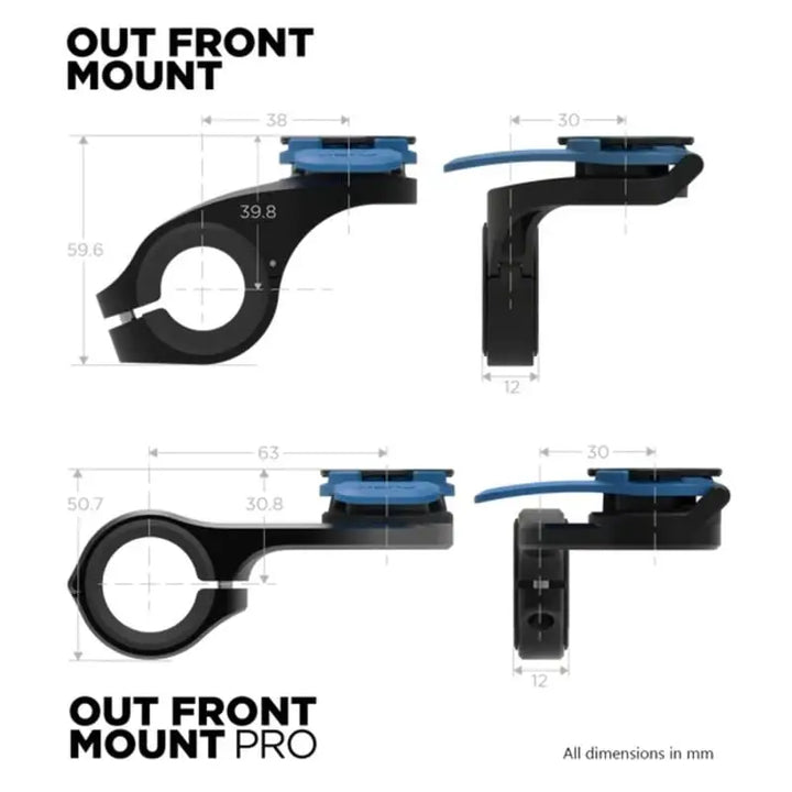 Quad Lock Out Front Mount Pro - Leks Motor as