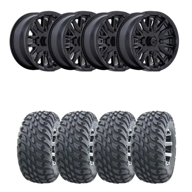 Hjulpakke 23 - Can-Am 4x4 – Wanda VS3020,MSA M49 Creed Sort Matt,+10