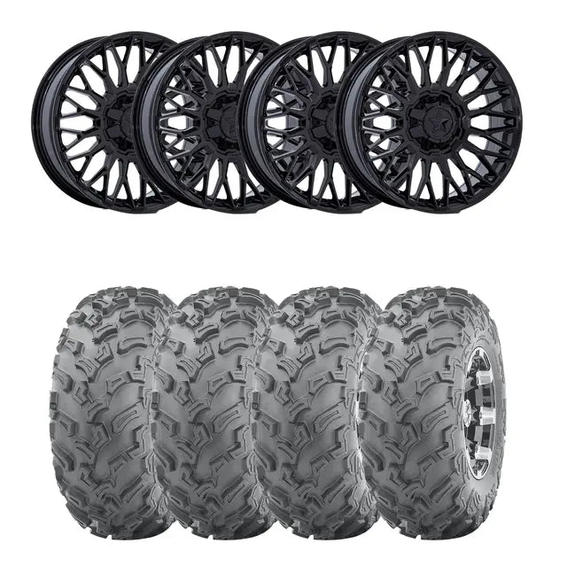 Hjulpakke 26 - Can-Am 4x4 – Wanda P3006, MSA M50 Clubber Sort B,+10