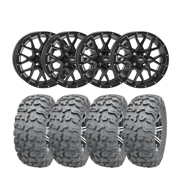 Hjulpakke 69 - Can-Am 4x4 – Wanda P3036 E4, ITP Hurricane, Sort