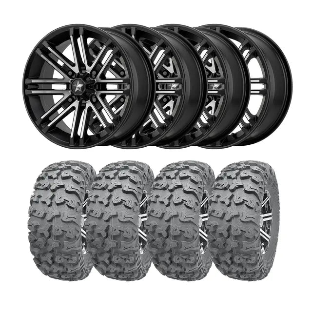 Hjulpakke 77 - Can-Am 4x4 – Wanda P3036 E4, M40 Rouge - Sort/Titan