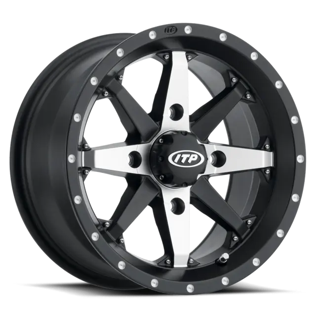 ITP Cyclone - Can-Am – Svart og Maskinert, 14", 15"