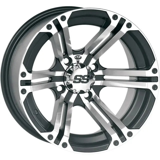 ITP SS212 - Can-Am - Sort/Maskinert – SS Alloy-Serien, 12", 14", 15"