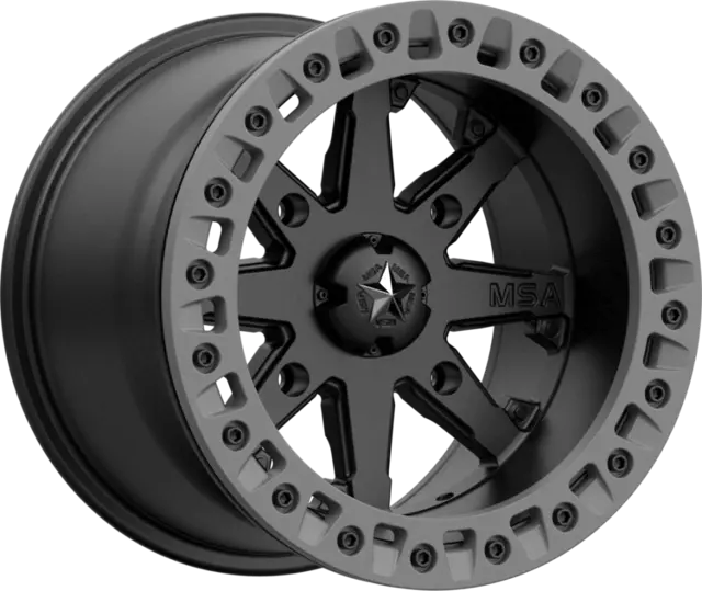 MSA M31 Lok 2 - Can-Am,4/137 - BeadLock – ATV/UTV Felg - Maskinert/Sort, 14/15"