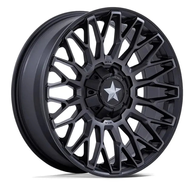 MSA M50 Clubber 14/15x7 - 4/137,+10 – ATV/UTV Felg - Sort Matt