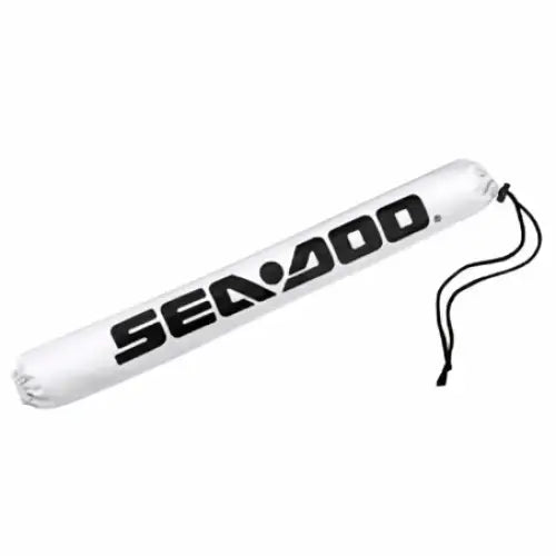 Hvit oppblåsbar sea-doo shock tube med svart sev400 branding og snor lukking for atv-er og utv-er tilhenger og motorsykkel